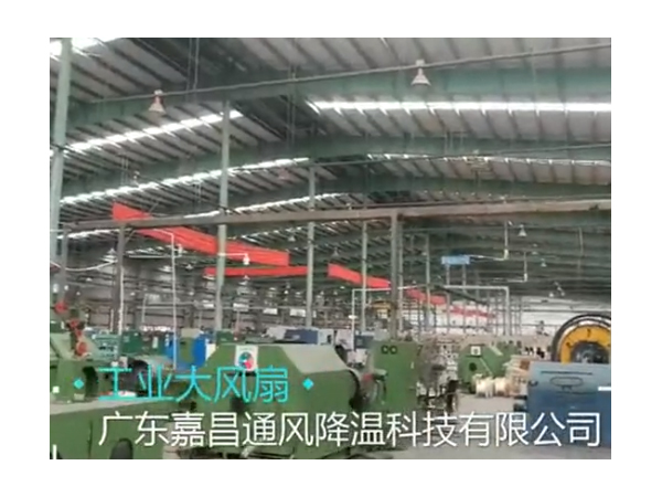 工業(yè)大風扇廠房案例