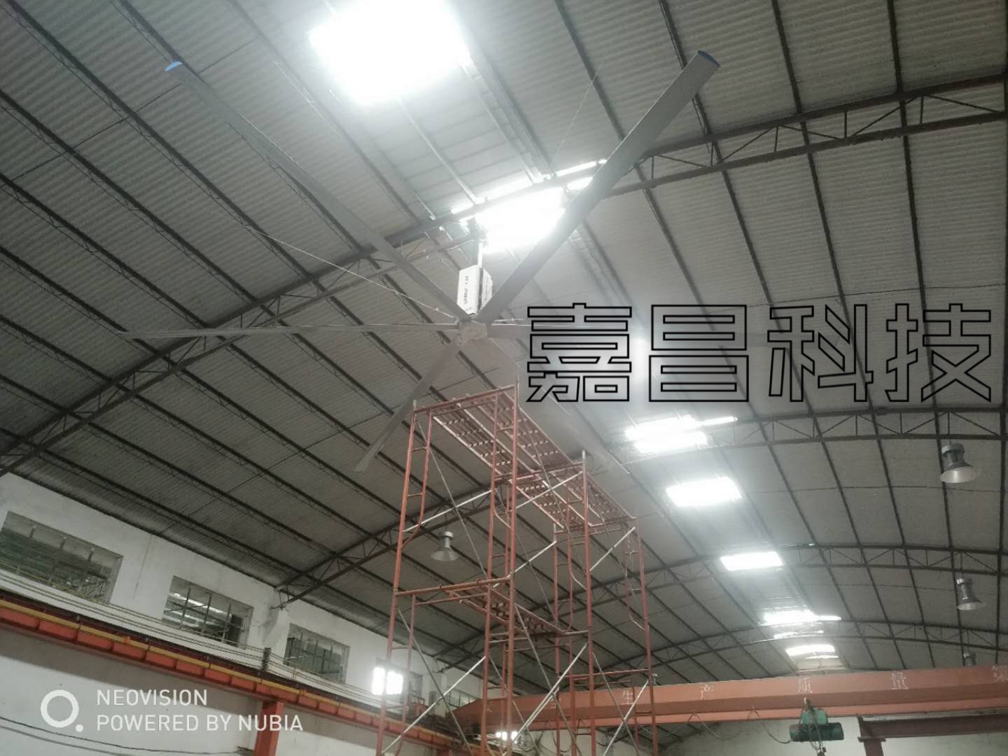 廣州大型廠房用大吊扇工程，工業(yè)大吊扇廠家專業(yè)解決廠房車間高溫難題